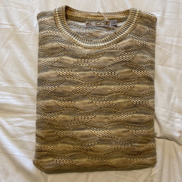 Shenandoah Other - Vintage Textured Knit Sweater XXL Neutral Earth Tone Grandpa Cozy Pre Loved